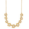 Brighton Everbloom Pearl Multi Flower Gold Necklace