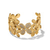 Brighton Everbloom Petals Gold Cuff Bracelet