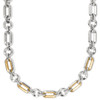 Brighton Ferrara Medici Silver-Gold Two Tone Necklace
