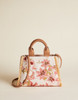Spartina Layla Fringe Garden House Floral Satchel Purse