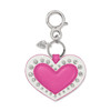 Brighton Deeply In Love Bubblegum Pink Heart Key Ring Clip Purse FOB