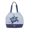 Sun N Sand Paul Brent Turtle Blue Striped Gap Tote Bag  