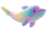 The Petting Zoo Ombrez Stuffed Rainbow Dolphin Plush Sealife