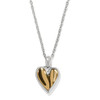 Brighton Cascade Petite Heart Two Tone Necklace