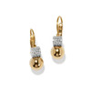 Brighton Meridian Petite Gold Leverback Earrings