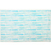 Cozy Living Beach Walk Aqua Super Soft Bath Mat Rug