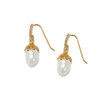Brighton Everbloom Pearl Drop Gold Earrings