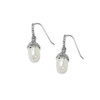Brighton Everbloom Pearl Drop Silver Earrings