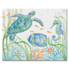 Counter Art Sealife Serenade Sea Glass Counter Saver Board
