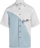 Bamboo Flying Triple Fishing Rods Camp Shirt