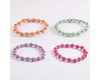 Periwinkle Gold Spacers Color Beads Bracelet