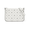Brighton Trudi C-Body Optic White Crossbody Clutch Purse Bag