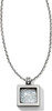 Brighton Meridian Zenith Crystal Shaker Box Silver Necklace