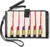 Brighton Hot Lips Fashionista Double Zip Large Leather Wallet