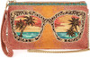 Mary Frances On The Horizon Tropical Mini Crossbody Wristlet Purse