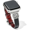 Brighton Interlok Reversible Black Brown Leather Watch Band Designed To Fit An Apple Watch®