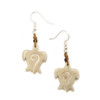 Vida Turtle Earrings ivory