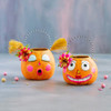 Glitterville Happy Face Pumpkin Candy Bucket