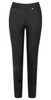 Robell Black Faux Leather Rose Slim Pant