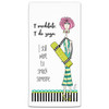 CJ Bella I Meditate Yoga Flour Sack Towel
