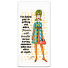 CJ Bella You Know You're Getting Old When Flour Sack Towel