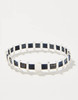 Spartina 449 Tila Grey Blue Silver Stretch Bracelet
