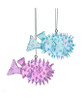 Kurt Adler Translucent Iridescent Puffer Fish Ornament