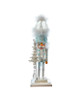 Kurt Adler Lighted Musical Animated Water Globe Blue Snow Soldier Hollywood Nutcracker