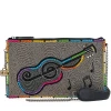 Mary Frances I Hear You Guitar Crossbody Purse