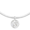 Dune Jewelry Mother Of Pearl Globe World Silver Chain Necklace By Christine Kesteloo