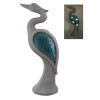 Outdoor Crane Bird Garden Statue Solar Light