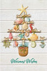 Sea Shell Menagerie Christmas Tree Greeting Card