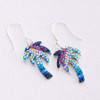 Mosaico Jewelry Crystal Island Palm Tree Dangle Earrings