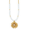 Brighton Daisy Dee Beaded Gold Necklace with Crystals