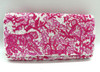 Tiana Designs Hot Pink Beaded Jungle Clutch Purse