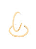 Michelle McDowell Adeline Large Gold Golden Hour Hoop Earrings