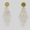 Michelle McDowell McKenna White Abalone Dangle Earrings