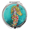 Allen Designs Mermaid Compact Mirror Pill Box