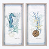 Young's Signed Sealife Print With 3D Glaze Framed Wall Art