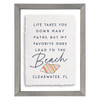 Sincere Surroundings Boynton Beach Life Takes You Framed Paper Mache Sign