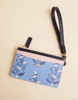 Spartina 449 Ogeechee Blossom Blue Slim Card Coin Purse