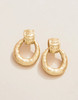 Spartina 449 DeVaul Gold Hoop Earrings