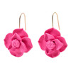 Jilzarah Clay Flower Drop Wire Earrings
