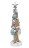 Coastal Rope & Sea Shells Table Top Christmas Tree