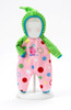 Monster Kisses Pink Polka Dot Hooded Romper Outfit 14" to 15" Baby Doll Clothes Madame Alexander
