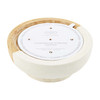 Mud Pie Paulownia Outdoor Large Round Citronella Candle In Wood Holder
