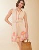Spartina 449 Toasted Almond Palm Trees Marianne Shirt Dress