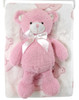 Stephan Baby Plush Pink Bear and Baby Blanket Gift Set