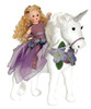 Madame Alexander Unicorn Fairy 8" Doll With Stuffed White Unicorn Horse
