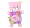 Kids Preferred Pink Bear Label Loveys Baby Infant Rattle Toys